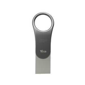 Silicon Power Mobile C80 USB flash drive 16 GB USB Type-A / USB Type-C 3.0 (3.1 Gen 1) Titanium