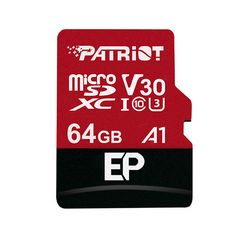 microSD memorija Patriot 64GB EP SDXC A1/V30 (90MB/s)