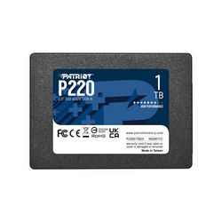 SSD disk PATRIOT P220 1TB SATA 3 2.5" (1TB, SATA 3, 2.5")