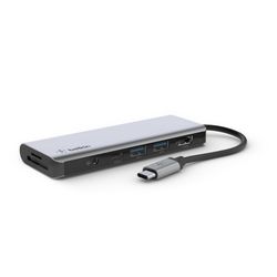 Sučelje s jednim priključkom BELKIN AVC009btSGY (USB 3.2 Gen 1 Type-C) srebrno