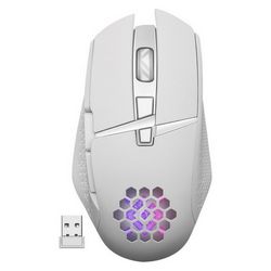 Miš DEFENDER GM-514 GLORY (optički, RF, RGB, 3200dpi, 7 tipki) bijeli
