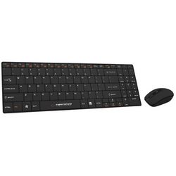 Tipkovnica (ESPERANZA, EK122K, RF bežična, QWERTY crna)