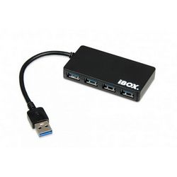 Sučelje iBox IUH3F56 (USB 3.2 Gen 1, Type-A, 5000 Mbit/s) crno