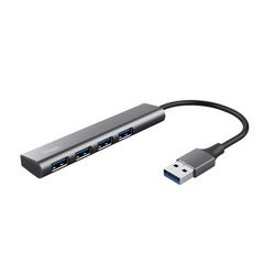 USB kabel TRUST Halyx (USB 3.2 Gen 1 Type-A, 5 Mbit/s, crna, siva)