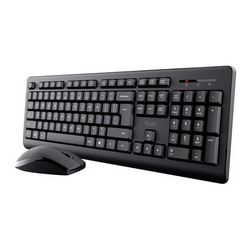 Tipkovnica s mišem Trust Primo (RF bežična, QWERTY, crna)