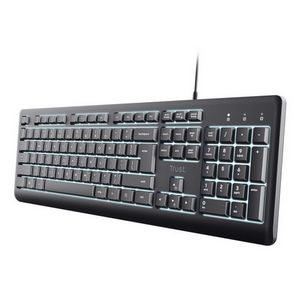 Trust Primo Beleuchtete keyboard Home/Office USB QWERTY US English Black