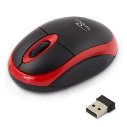 Bežični 3D miš TITANIUM TM116E (2.4GHZ) crni / crveni