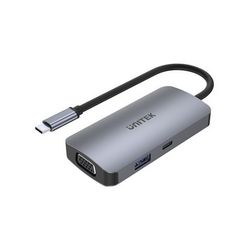 USB 3.2 Gen 1 UNITEK P5 Trio (3.1 Gen 1) Type-C (sivi)