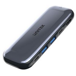 Hub USB-C UNITEK D1046A (STORAGE M.2, HDMI, USB-C PD 100W)