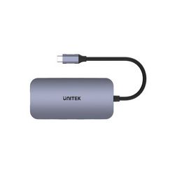 USB hub UNITEK D1071A (USB 3.0 SuperSpeed, 5 Gb/s) srebrni