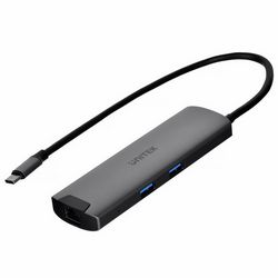 Aktivni HUB UNITEK (USB-C 5GBPS, HDMI, RJ-45, PD 100W)