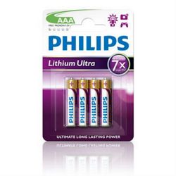 Baterija PHILIPS - AAA LITHIUM ULTRA BLISTER 4 KOM (LR3)
