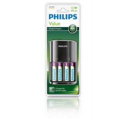 PUNJAČ BATERIJA PHILIPS MULTILIFE + 4X AA BATERIJE