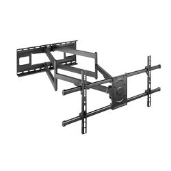 Nosač za TV zidni SBOX PLB-4986 (43"- 90", do 80 kg, nagib +5°/ -15°, zakret -60°/ +60°, sa zglobom)