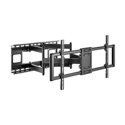 Nosač za TV zidni SBOX PLB-7486 (43"- 100", do 120 kg, nagib +5°/ -15°, zakret +60°/ -60°) 