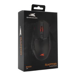 Miš BARACUDA BGM-051 RAPTOR CRNI / 6400 dpi