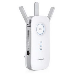 AC1750 Dual Band Wireless Wall Plugged Range Extender, Qualcomm, 1300Mbps at 5Ghz + 450Mbps at 2.4Ghz, 802.11ac/a/b/g/n, 1 10/100/1000M LAN, Ranger Extender button, Range extender mode，with 3 fixed An