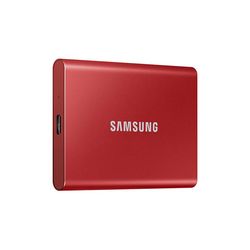 Vanjski SSD pogon Samsung T7 500 GB (Type-C USB 3.2 Gen2 V-NAND UASP, crvena boja)