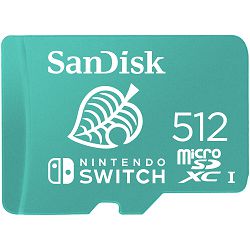 SanDisk microSDXC za Nintendo Switch 256GB, do 100MB/s čitanje, 90MB/s pisanje, U3, C10, A1, UHS-1