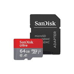 Memorijska kartica SDXC Ultra SanDisk 64 GB (brzina čitanja: 140 MB/s)