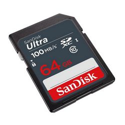 Memorijska kartica SANDISK Ultra 64GB SDXC (brzina prijenosa 100MB/s)