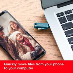 USB Stick SANDISK Ultra Dual Drive Go USB Type-C 128GB (400MB/s, Plava)