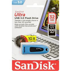 USB memorija Ultra SanDisk 32 GB (USB3.0, plava boja)