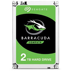 Tvrdi disk Seagate 2 TB (BarraCuda, 3.5 inča, SATA3 6GB/s, 256 MB cache, 7200 rpm)