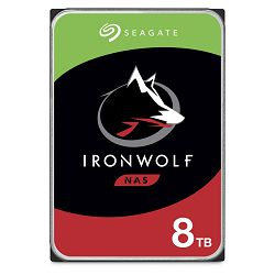Seagate NAS 8TB 7200 256MB SATA3 IronWolf tvrdi disk