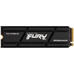KINGSTON FURY Renegade 500GB SSD with Heatsink, M.2 2280, PCIe 4.0 NVMe, Read/Write 7300/3900MB/s, Random Read/Write: 450K/900K IOPS