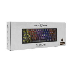 Tipkovnica WHITE SHARK GK-2022 SHINOBI crna - mehanička / US- brown swithces