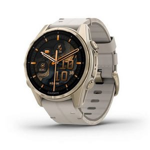 Garmin Fenix 8 3.3 cm (1.3") AMOLED 43 mm Digital 416 x 416 pixels Touchscreen Gold Wi-Fi GPS (satellite)