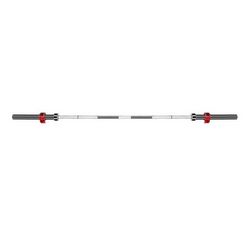 Olympic barbell 18.5 kg / 2200 mm with lock jaw clamps HMS GO450
