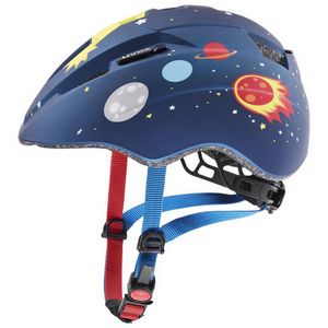 Kask rowerowy dziecięcy uvex kid 2 cc dk.blue rocket m.46-52 cm