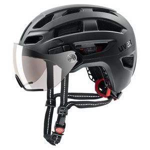 Kask rowerowy UVEX Finale visor 56-61cm, black matt