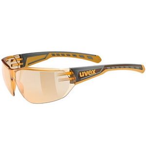 Okulary rowerowe UVEX Equate, smoke/orange