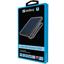 Prijenosna baterija Urban Solar Powerbank 10000 USB Sandberg