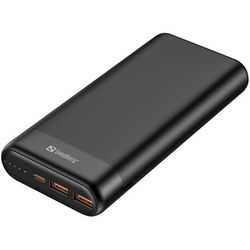 Prijenosna baterija Sandberg 20000 mAh PD65W + 2x QC3.0