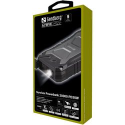 Sandberg Survivor Powerbank 20000 PD30W portable battery