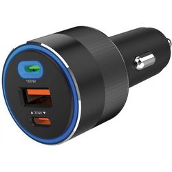 Punjač za auto Sadberg 3u1 130W USB-C PowerDelivery