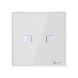 Pametni zidni prekidač SONOFF Wi-Fi + RF433 dual T2EU2C-TX
