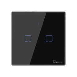 Pametni zidni prekidač SONOFF Wi-Fi dual T3EU2C-TX
