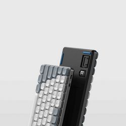 Satechi SM1 Slim Mechanical Backlit Bluetooth Keyboard (Windows Keycaps - Windows, Left Alt, Right Alt 2.4GHz USB Receiver) - Grey/White
