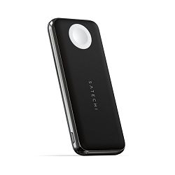 Satechi Quatro Wireless Power Bank Qi Wireless 5W, AW 2.5W, USB-C PD 18W, USB-A 12W - Space Grey
