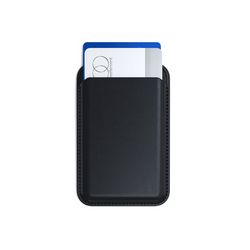 Satechi Vegan-Leather Magnetic Wallet Stand (iPhone 12/13/14/15 all models) - crna