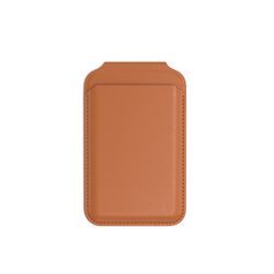 Satechi Vegan-Leather Magnetic Wallet Stand (iPhone 12/13/14/15 all models) - Orange