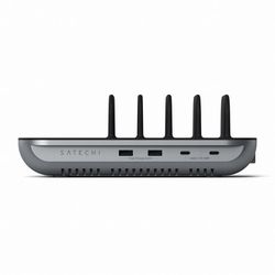 Satechi Dock 5 Multi device charging station with EU plug (2xUSB-C PD 20 W, 2x USB-A 12W, Wireless) - Space Grey