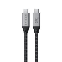 Satechi USB4 Pro Braided Cable 1.2m (PD240W,40Gbps data,8K/60Hz or 4K/120Hz) - crna