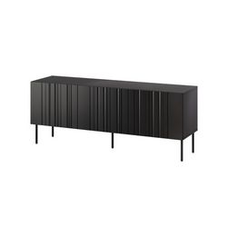 RTV cabinet ISLA 150.5x40x60 black matt