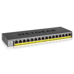 Mrežni prekidač NETGEAR GS116PP (Gigabit Ethernet (10/100/1000), Power over Ethernet (PoE), crna)